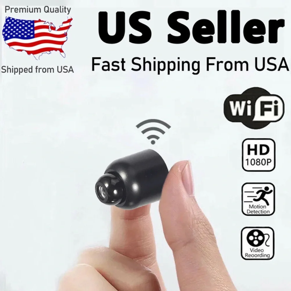 Smart Home Wireless Doorbell Camerabulb camera 360degree nightvision nanny cam